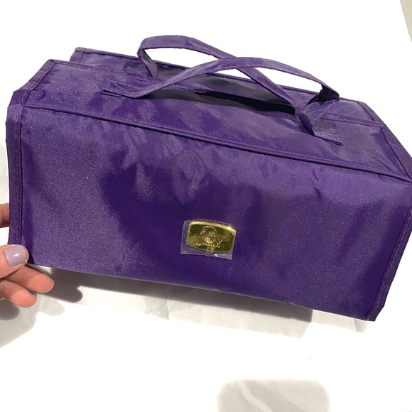 Joy Mangano Other - Joy Mangano Large BBC Purple BeautyCase Makeup Bag